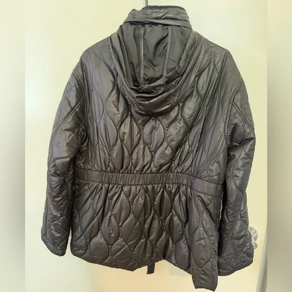 kate spade Black Quilted Puffer Jacket - Picture 3 of 7